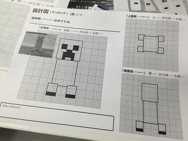 上手に活用すれば、かなり精巧なブロック加工が可能となるマイクラ設計図。